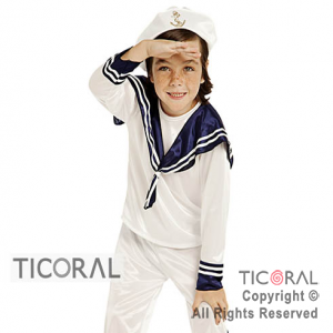DISFRAZ MARINERO NI�O T4 CAND x 1